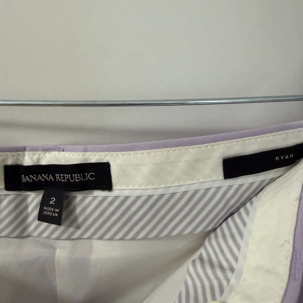 NWOT Banana Republic Light (lilac) Purple Blazer and pants set - Picture 5 of 6